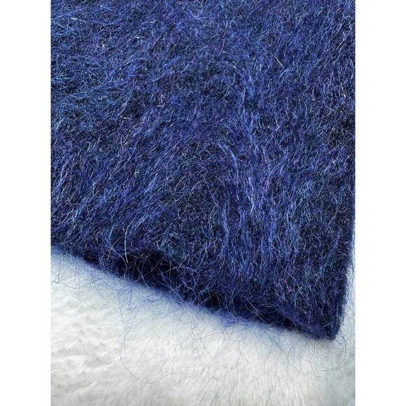 Eileen Fisher VTG Med Mohair Purple Haze Sweater Italian Yarn Made In Hong Kong - Picture 7 of 7